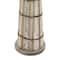 Set of 2 Brown Wood Coastal Light House Sculpture, 15", 20"